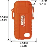 SUPRUS Windproof Waterproof USB C Candle Lighter Outdoor Orange view 7