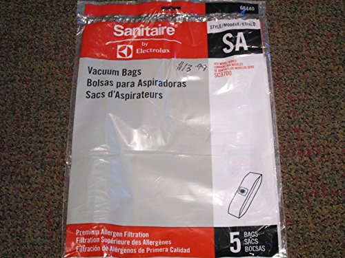 Sanitaire Style SA #68440 Premium Allergen Filtration For Model SC3700 5-pack