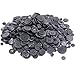 Rustark 650Pcs Black Resin Buttons: 2 and 4 Holes Craft Buttons for Arts, DIY Crafts, Decoration, Sewing