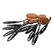 Hot Sale Professional 10-Piece Soft Oval Makeup Brush Set with Waterproof Make-up Brushes Bags Holder for Travel Girls Women