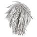 Xcoser Fmaous Film The Guardians Jack Frost Cosplay Short Silver Gray Wig