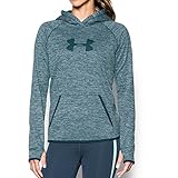 Under Armour Women's Storm UA Logo Twist Hoodie, Nova Teal/Pine Shadow, Small