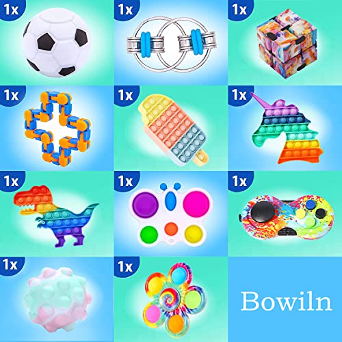 50Pcs Fidget Toys, Fidget Packs Fidget Toy Set, Ice Cream Hamburg