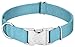 Country Brook Design - Vibrant 30+ Color Selection - Premium Nylon Dog Collar with Metal Buckle (Large, 1 Inch, Ocean Blue)