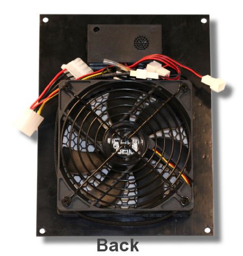 CG Cabcool1201 Deluxe single 120mm Fan Cooling unit with LED Thermal Control and Monitor
