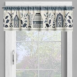 Ambesonne Farmhouse Window Valance Pack of