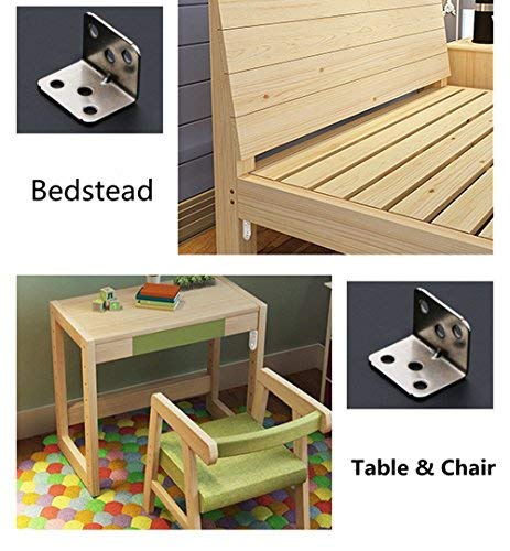 4 Corner+Stainless+Bracket+Furniture+Fixation