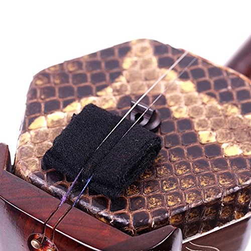 MagiDeal Pack of 2 Wool Erhu Silencer Pads Silencing Mats Muffler Erhu Practice Accessory