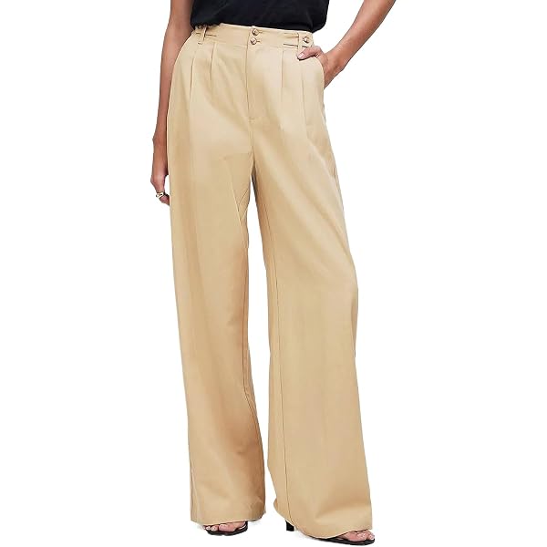 Wide Leg Most Comfortable Business Casual Pants Wide Leg Dress Pants Women  High Waist Palazzo Pants