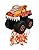 Orange Dino Monster Truck Pull Pinata