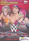 2018 Topps WWE Wrestling EXCLUSIVE Factory Sealed Retail Box with RELIC Card! Look for Cards & Autographs of WWE Superstars The Undertaker, Triple H, Jon Cena, Stephanie McMahon & Many More! WOWZZER!
