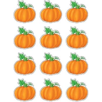 Teacher Created Resources Mini Accents, Pumpkins (5129)