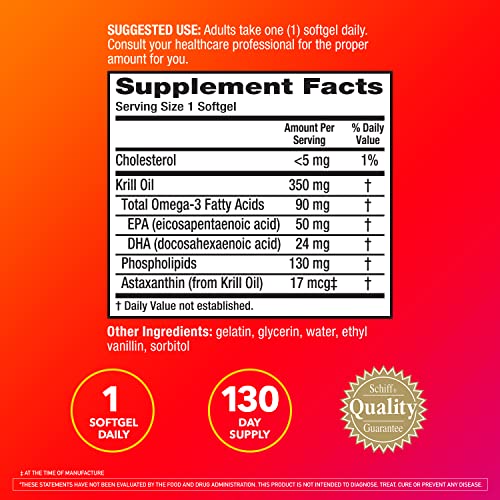 MegaRed Krill Oil 350mg Omega 3 Supplement, #1 Dr Recommended Krill Oil ...