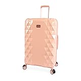 FILA Women's Luggage Hardside Spinner, Rose