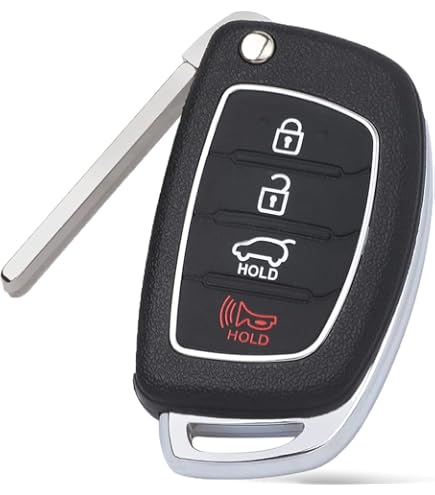 Hyundai Santa Fe 4 Button Remote Flip Key TQ8-RKE-4F39 95430-S2100