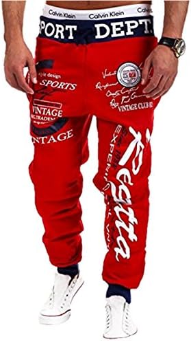 Venxic Mens Drawstring colorful Joggers Hip Hop Sweat Pants Gym Workout Outfit
