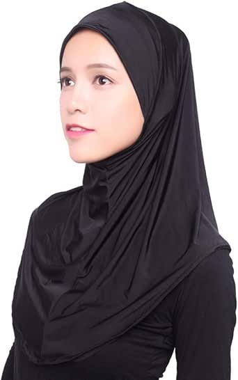 hijab inner cap black