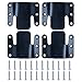 LazyMe Universal Sectional Sofa Interlocking Sofa Connector Bracket with Hardware- 2 Sets, 4 Piece