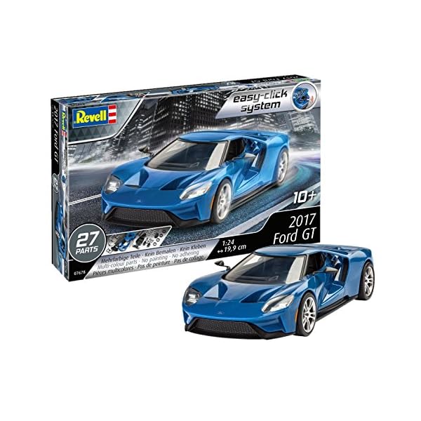 Revell Revell_07678 B0789TTHRB, Auto-Bausatz, Sportwagen Modellbausatz 2017 Ford GT, bunt, 1:24/19,9 cm