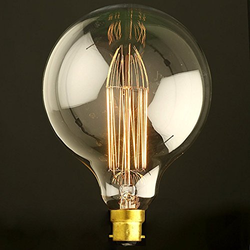 Globe 80/95/125 Vintage Light Bulb Filament Edison Style B22