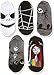 Disney Women's Nightmare Before Christmas 5-Pack No Show Socks