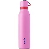 Owala FreeSip Twist Insulated Stainless Steel Water Bottle with Straw for Sports and Travel, BPA-Free, 24-oz, Fruit Punch