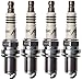 NGK 6418 BKR6EIX Iridium IX Spark Plug, Pack of 4
