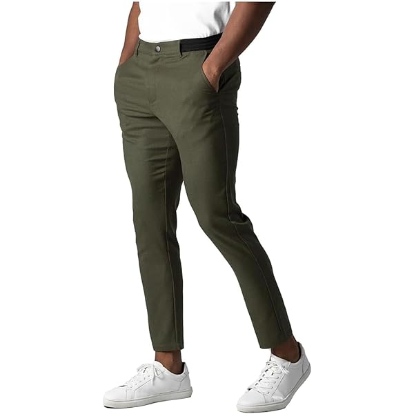 Amazon.com: Foueo Active Chinos, Men's Chino Pants Casual