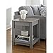 Ameriwood Home Carver End Table, Gray