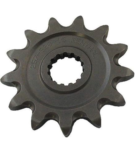 Amazon.com: Renthal (492-520-13GP) 13-Tooth Grooved Front