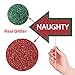 Real Glitter Christmas Photo Booth Props Kit - Large Size, No DIY Required, 21Pcs - Funny Christmas Party Supplies