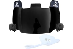 DUTYBOD Football Visors Football Helmet Visor with Clips Scratch Resistant Visor and Football Mouth Guard Sets for Youth & Adult