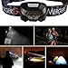 USB Rechargeable LED Headlamp,Ultra Lightweight Comfortable Super Bright Waterproof,Perfect for Running,Camping,Hiking,Fishing,Bicycling (Dark Grey)