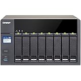 Qnap High-Performance 8-Bay NAS with 2x10GbE (SFP+) Network, Hardware Encryption TS-831X-8G-US