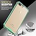 iPhone 7 Case,bonsalay Protective With Bumper Swees Crystal Clear PC Back TPU Bumper Shockproof Drop Protection Cases Cover, Slim Thin Fit Clear Protective Case For Apple iPhone 7(2016)- Mint Green