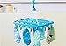 Groupcow Clip and Drip Hanger Clothes Hanger Drying Rack 32 Clips (Blue)