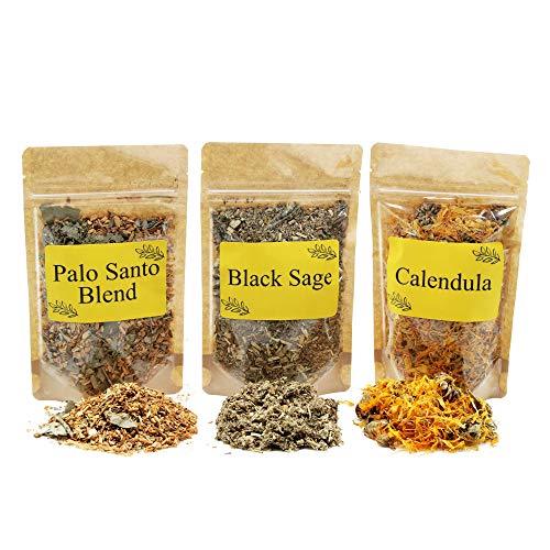 Spiritual Cleansing Kit to Clear Negative Energy Meditation Decor with