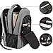 Laptop Backpack,Business Travel Laptop Backpack with USB Charging Port,Water Resistant High School Student Computer Bookbag Fits 15.6 Inch Laptop-Grey