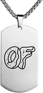 donut dog tag