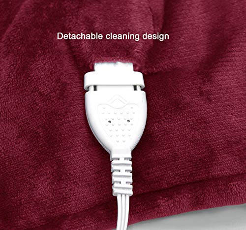 image for MARQUESS Twin Heated Blanket Electric Sherpa and Reversible Flannel Wa