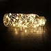 YINUO LIGHT Copper Wire Lights Decorative Led Lights USB Operated 100 LED 33ft Warm White Rope Lights Waterproof Fairy String Lights for Home