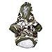 Urparcel Army Green Camouflage Hoodie Pet Dog Clothes Camo Sweatshirt-S Size