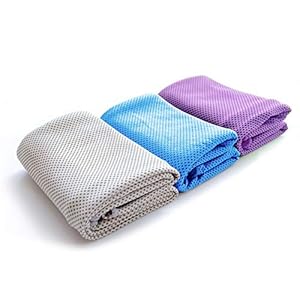 QOLY Cooling Towel Ice Towel 3 PCS Microfiber Towel for Instant Cool Cold Towel Sport and Workout Towel for Fitness, Yoga, Golf, Camping