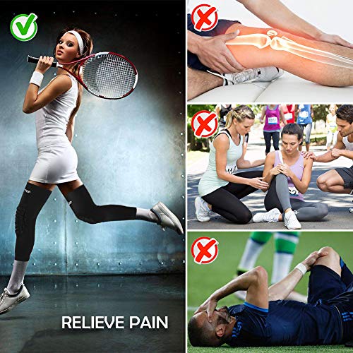 image for Cantop Compression Knee Pads Leg Sleeve Support Protector Sprots Brace