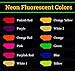 Diamond Driven Body Glow in Dark Paint Blacklight Face and Body Paint UV, Acrylic Glow Paint 60ml 2.02oz - Set of 12 Tubes - Neon Fluorescent