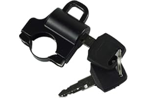 7/8" Motorcycle Helmet Lock Security Aluminum Alloy for 0.9 in Handlebar Helmet Lock Anti Theft Helmet Lock