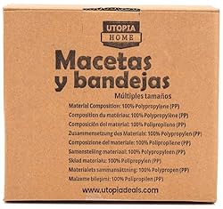Utopia Home - Plant Pots Indoor with Drainage