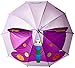 Kidorable Purple Butterfly Umbrella for Girls w/Fun Butterfly Handle, Pop-Up Wings, Antennae, 1 Size