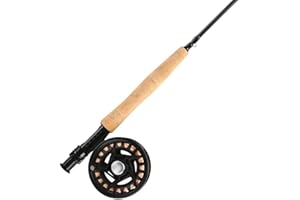Shakespeare Cedar Canyon Elite Fly Reel and 9' Rod Combo, 4-Piece Graphite Blank Construction