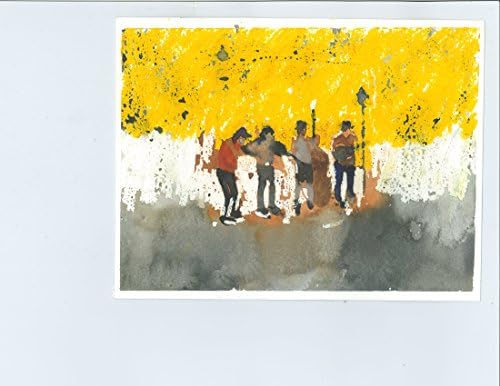 Watercolor Print Limited Edition-"A Four Piece Band"